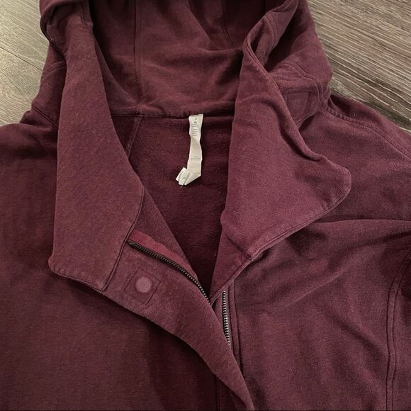 Lululemon Wrap Up Jacket Heathered Bordeaux Drama - Picture 4 of 6